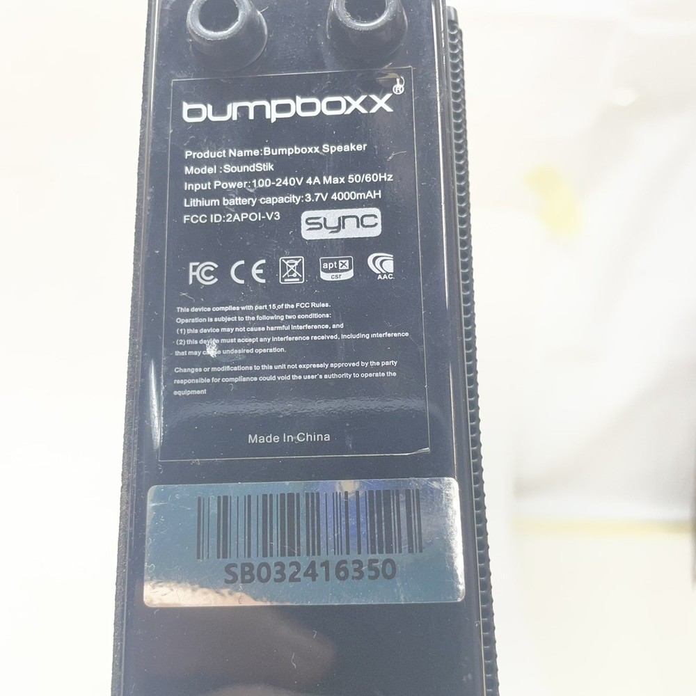BUMPBOXX SOUNDSTIK BLUETOOTH SPEAKER MATCO TOOLS (CMP124455)