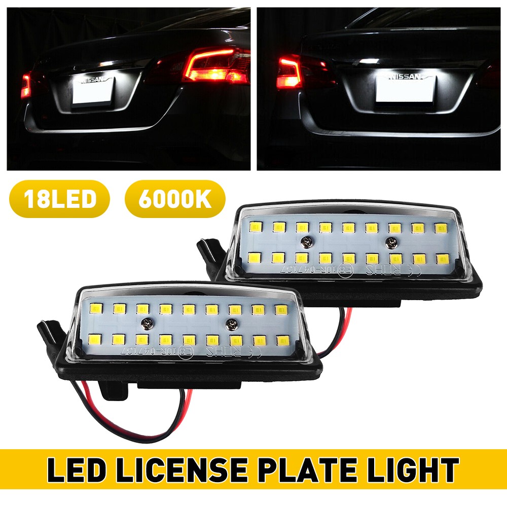 AUXITO LED License Light Plate Tag Lamp For Nissan Altima Maxima Rogue Sentra