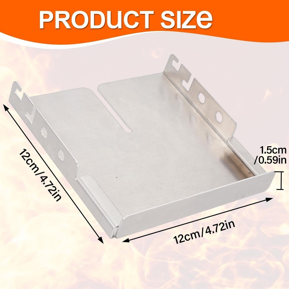 Durable Heat-Powered Fireplace Fan Bracket for Optimal Warmth Distribution