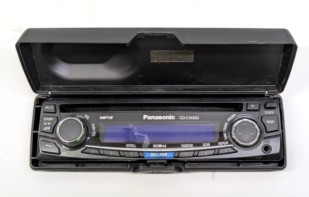 Panasonic CQ-C1333U FACEPLATE ONLY with Alpine Case - Untested