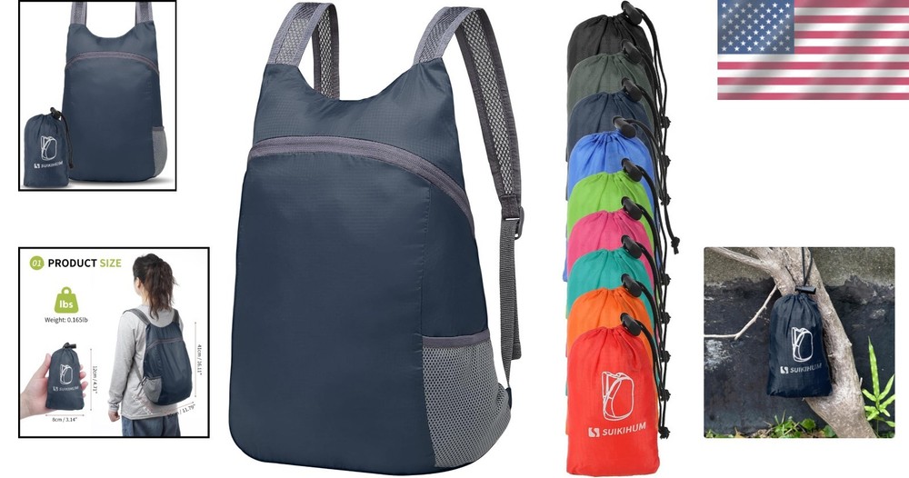 20L Multi-Use Foldable Backpack - Ideal for Hiking, Cycling, and Camping