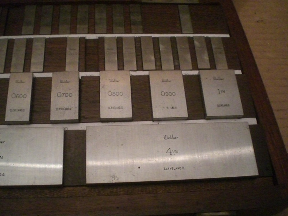 Weber Precision Gage Block Set