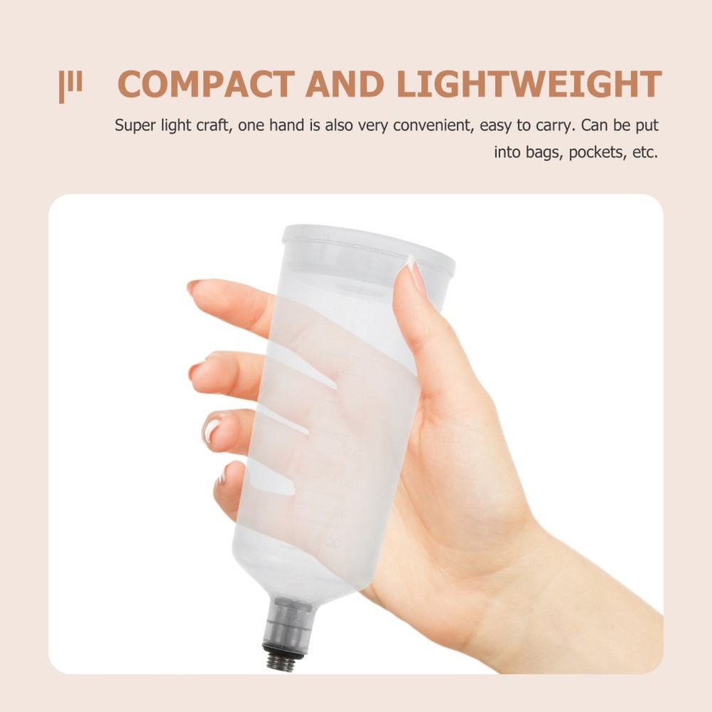 2 Pack Plastic Spray Paint Cup Pot Airbrush Replacement Part Container