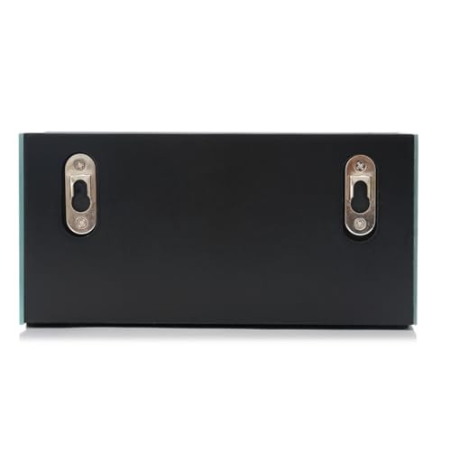 Mirrored Remote Control Holder Wall Mount Crush Diamond Remote Silver