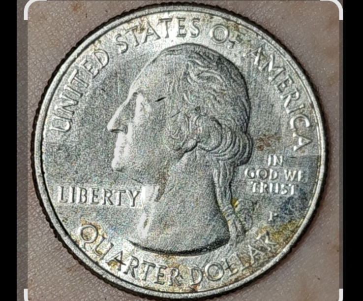 2019 P Lowell Quarter Rare with Die Chip Die Crack DD ERRORS