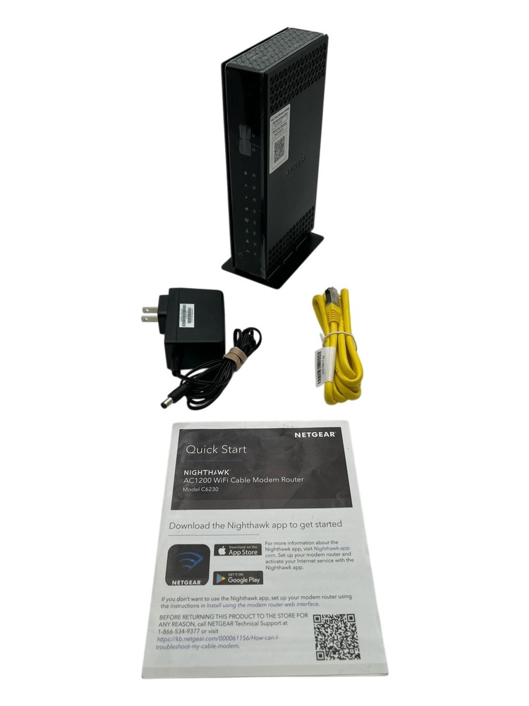 NETGEAR C6230 Cable Modem Router AC1200
