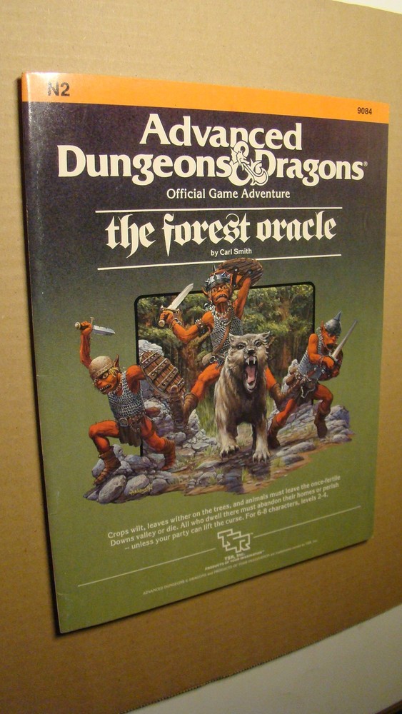MODULE - N2 - THE FOREST ORACLE *HIGH GRADE* DUNGEONS & DRAGONS ORIGINAL