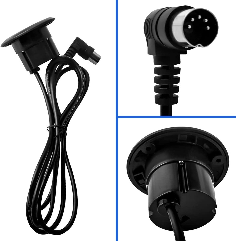 Power Recliner Switching Replacement with USB, 2 Button 5 pin Round Hand Control