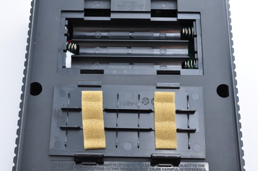 Roland SP-404 Sampler Black 2007 w/Adapter + Compact Flash Working BW26207