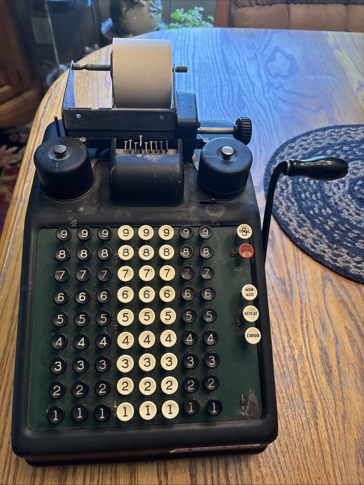 1920s Antique Manual Burroughs Adding Machine      280