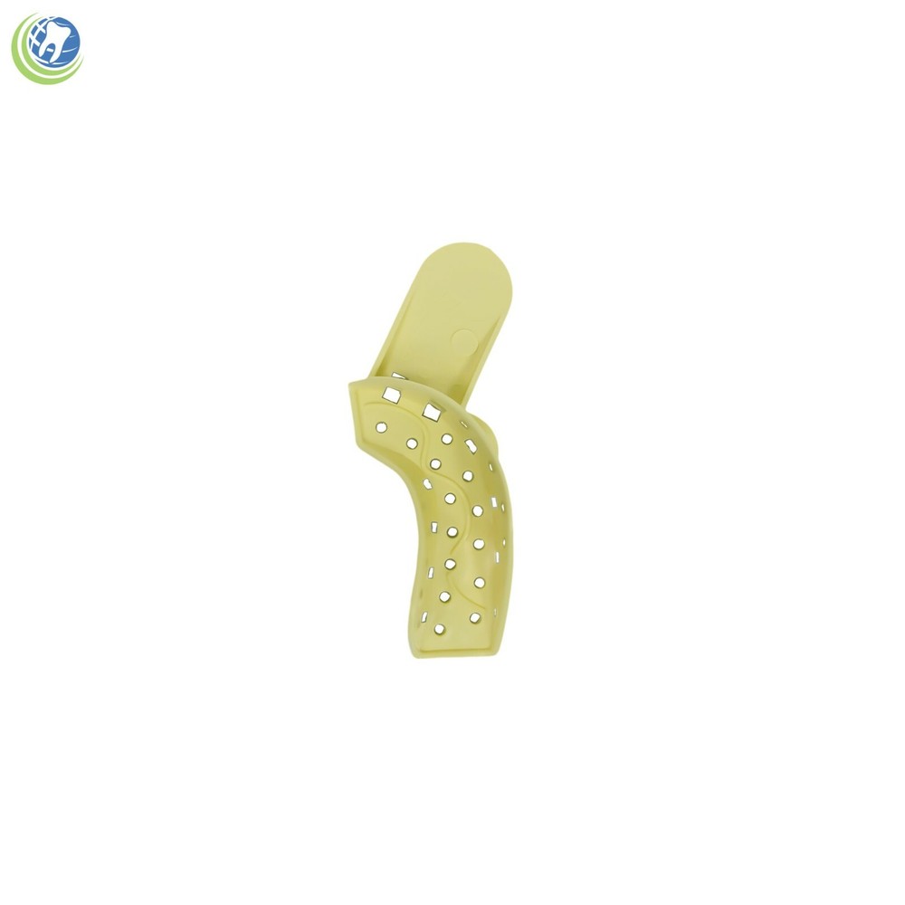 DISPOSABLE PLASTIC AUTOCLAVABLE IMPRESSION TRAYS PARTIAL PERFORATED #7 12/BAG