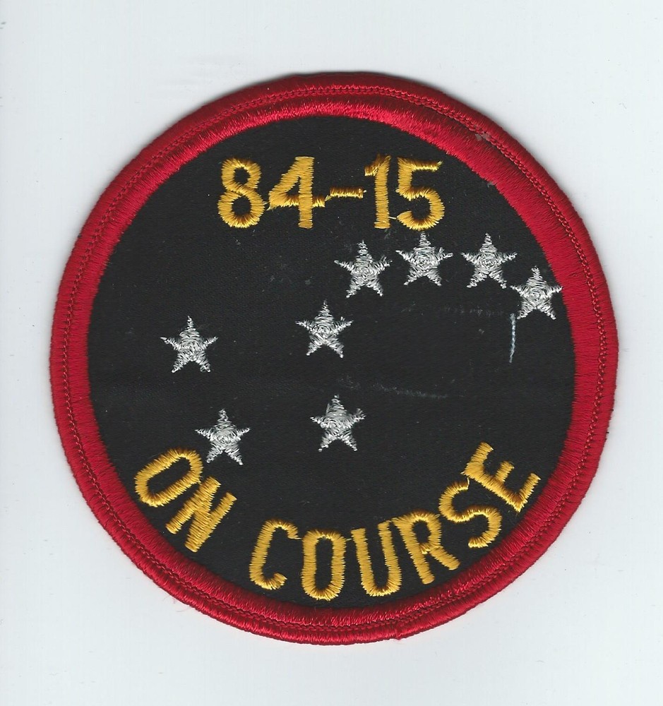 USAF NAVIGATOR TRAINING CLASS 84-15 "ON COURSE" patch