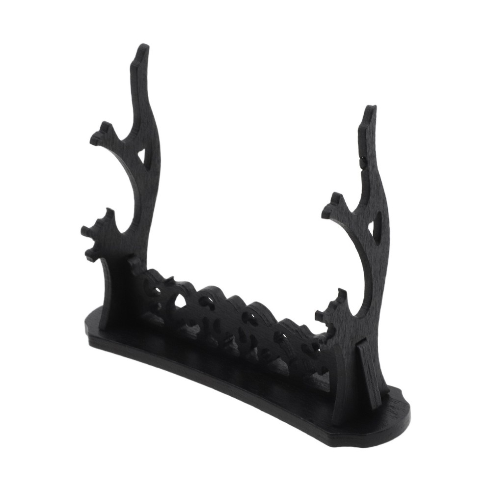 Black Sword Holder Display Stand for Neat and Space saving Presentation