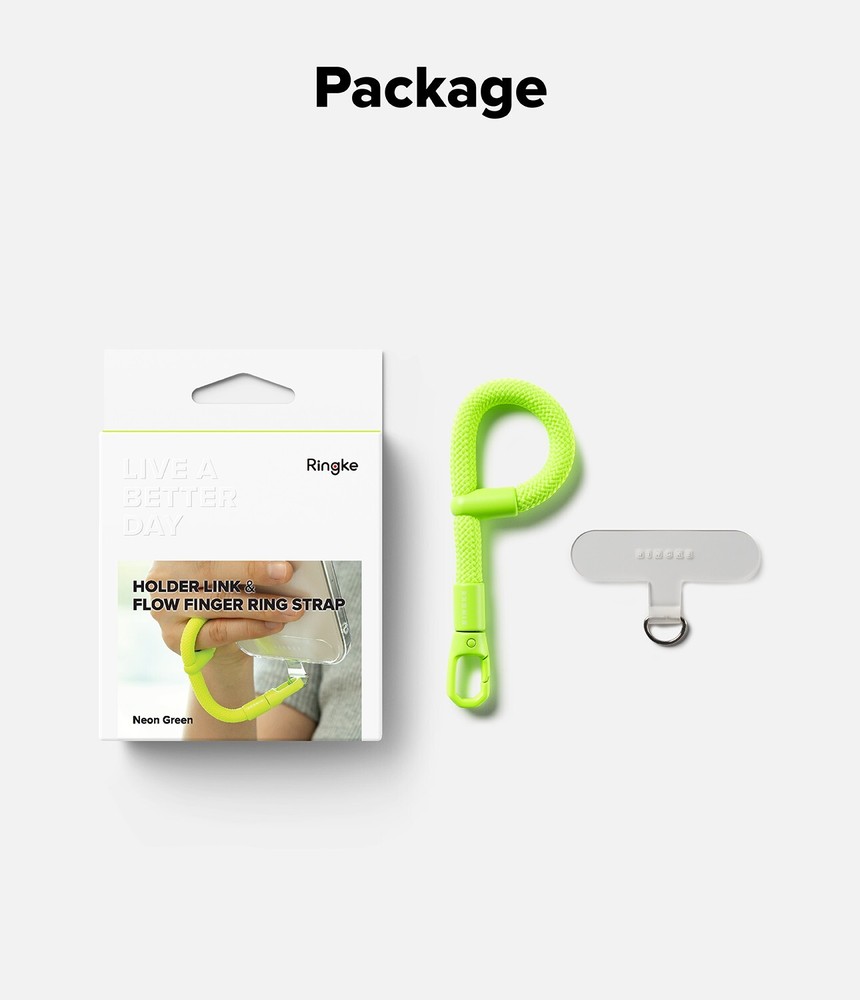 For Universal Phone Strap | Ringke [Holder Link Flow] Tether Tab Finger Strap