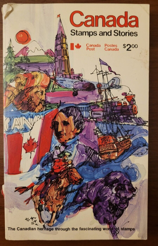 Canada Stamps and Stories Paperback Vintage 1972