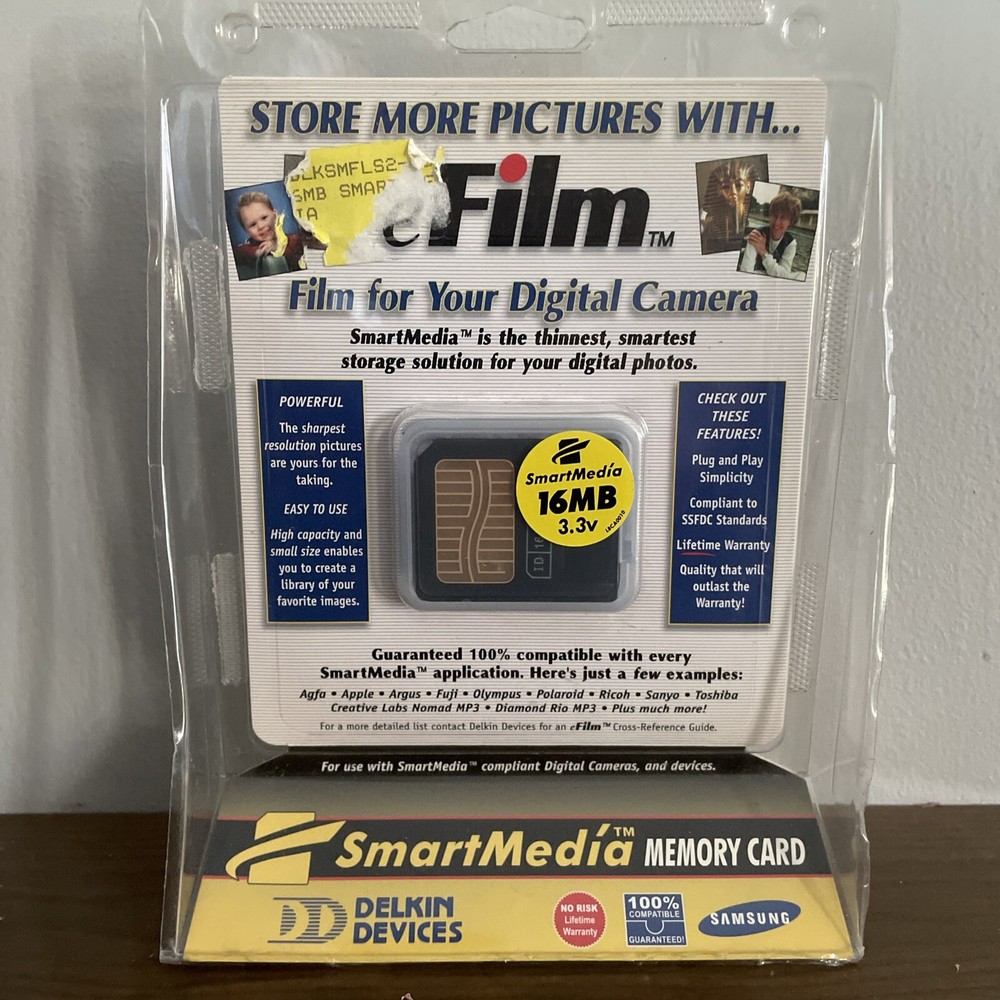 Delkin 16 MB CompactFlash Card DDCFFLS2-016 + Digital Imaging Software Pack