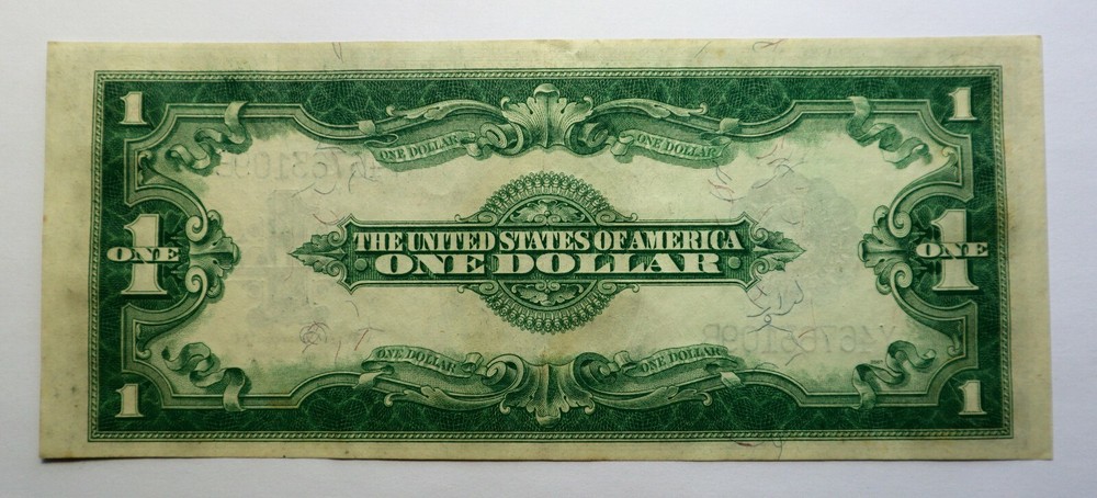1923 $1 SILVER CERTIFICATE US LARGE NOTE HORSE BLANKET