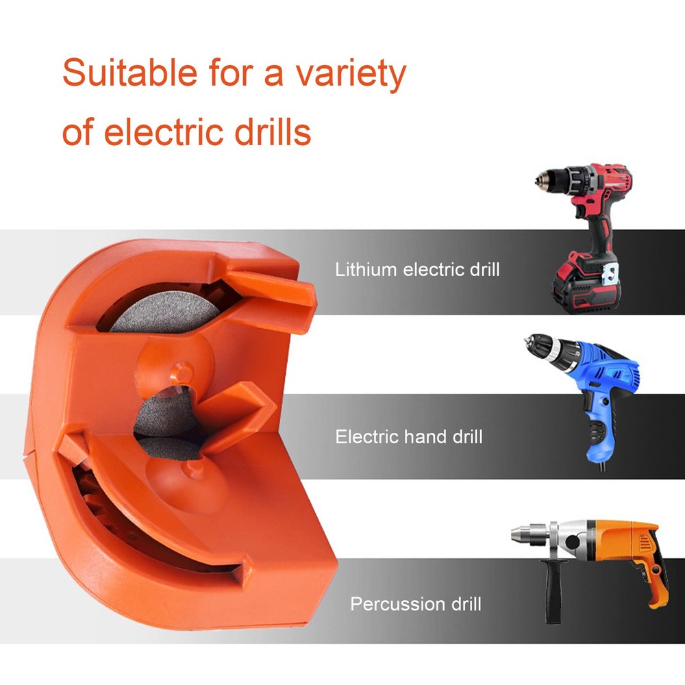 Multipurpose Drill Bit Grinding Sharpener Portable Sharpening Tool For Kitch