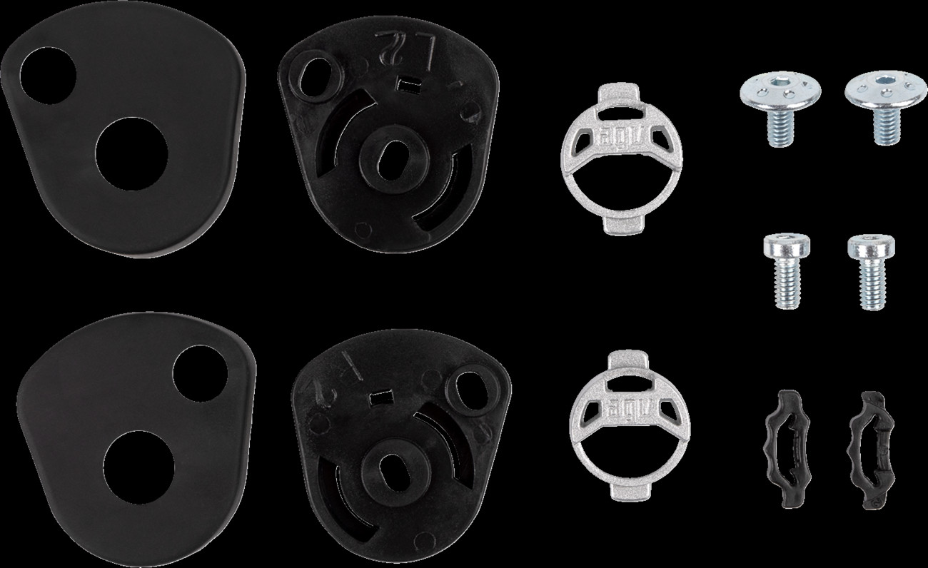 AGV Fits K6/K6 S Visor Mechanism Kit - Gray 20KR630002001