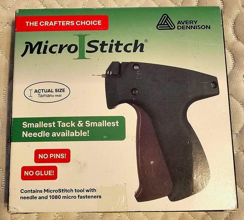 Original MicroStitch Tacking Kit - Includes Needle & 1080 Micro-Fasteners NIB