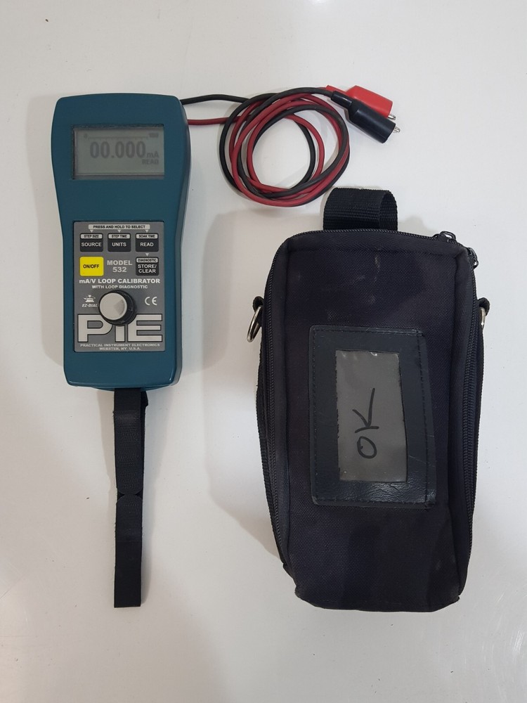 PIE Model 532 mA/V Loop Calibrator, with loop diagnostic
