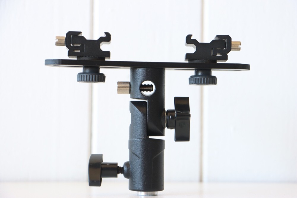 Dual Flash / Audio DSLR mount / bracket