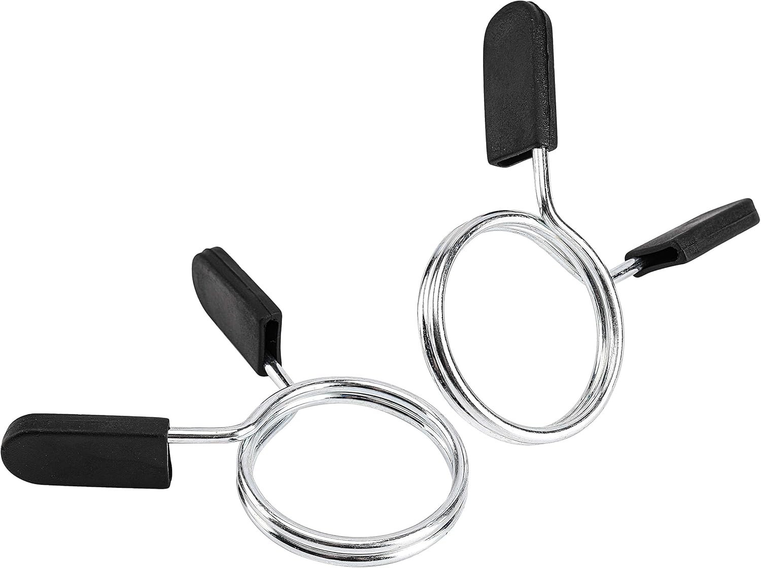 2 Pcs Barbell Weight Bars Clips Clamps 2 Inch for Olympic Bar Spring Lock Collar