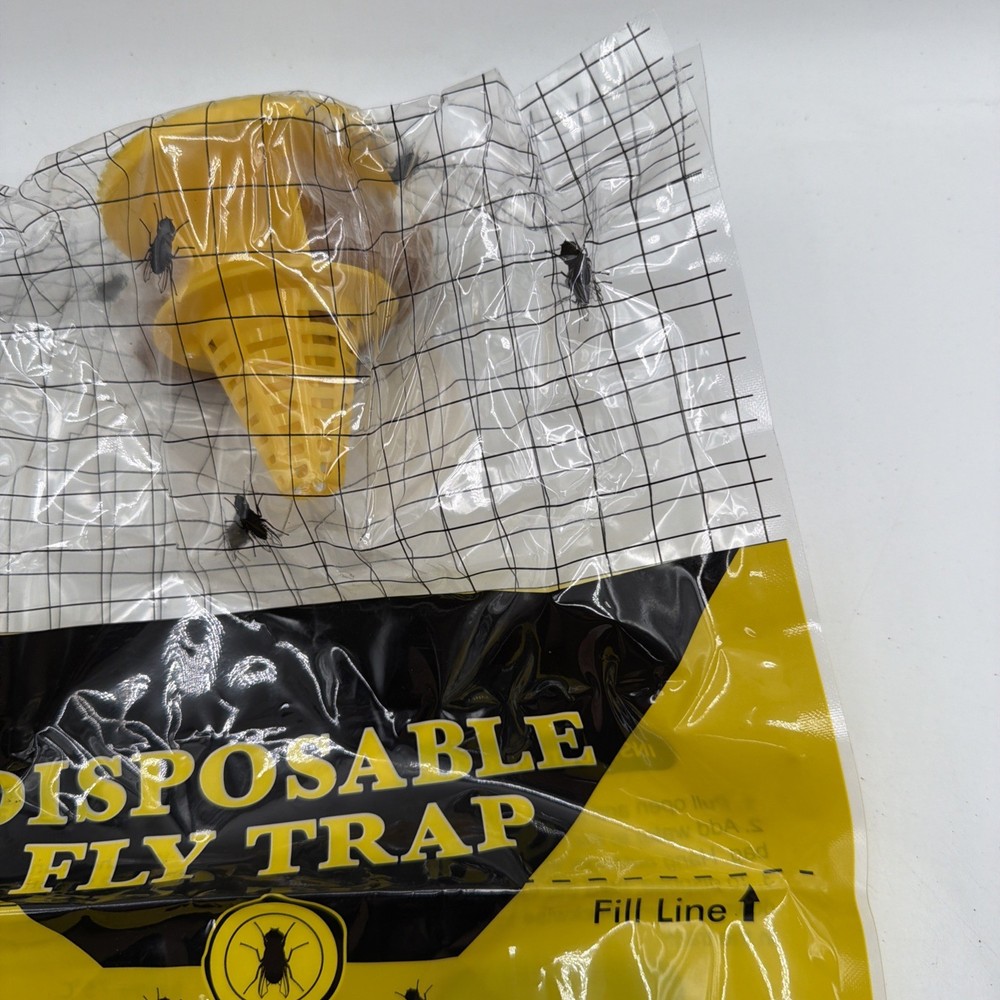 Outdoor Disposable Fly Trap / Fly Catcher 5 Pack