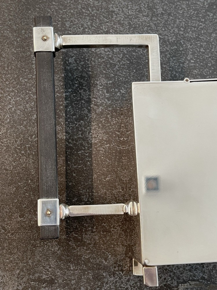 Modern Silver Plated Teapot- Christopher Dresser Style