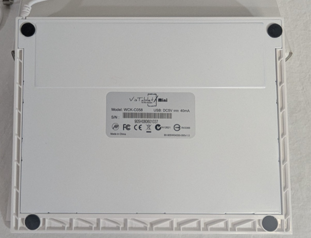 Vis Tablet Mini Graphics Pen Tablet 3x5" Active Area VisTablet Mouse Mac + PC