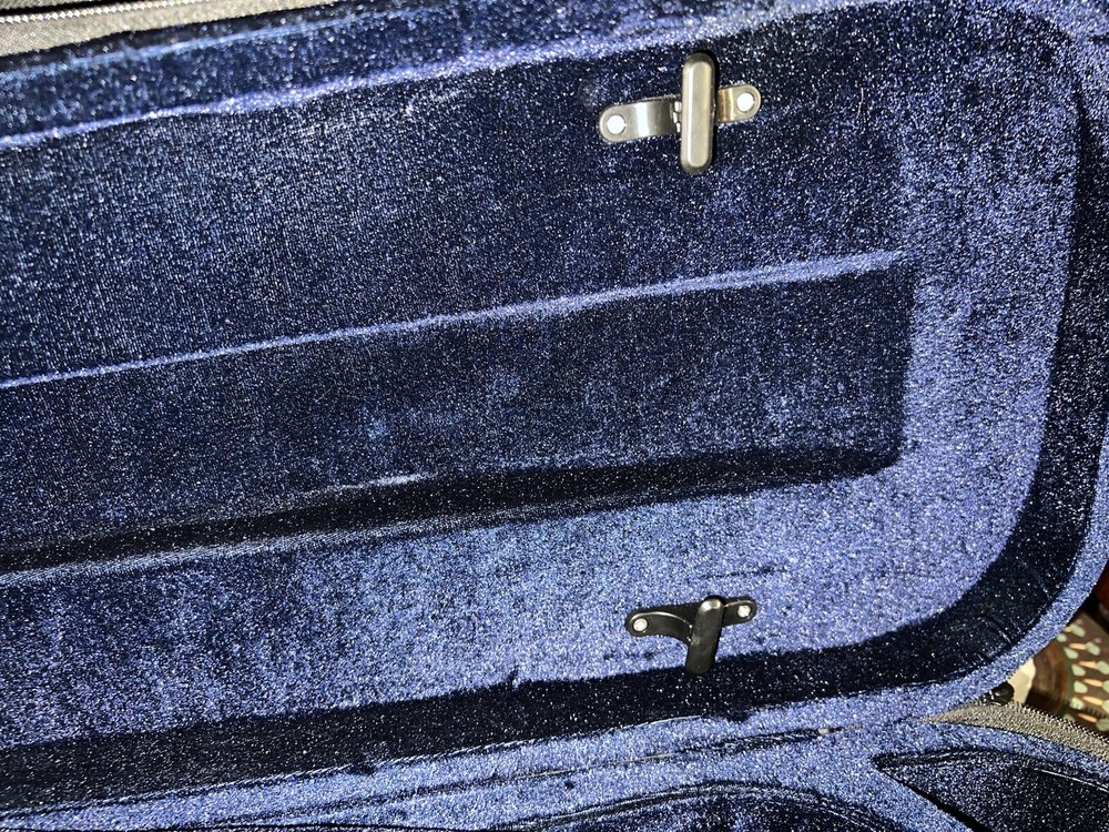 Aileen CSV102 Basic Lightweight Suspension Violin Black Zip Hard Case backpack