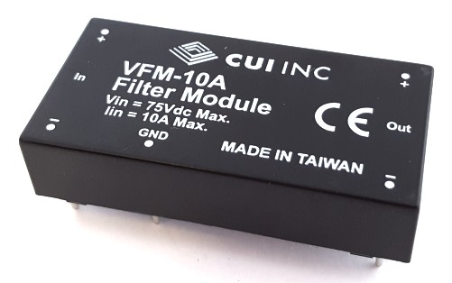 VFM-10A CUI DEVICES LINE FILTER 75VDC 10A TH