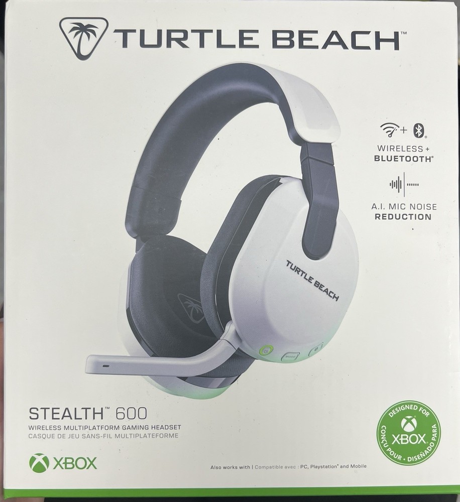 Turtle Beach Stealth 600 Wireless Gaming Headset TBS-2102-15 - White