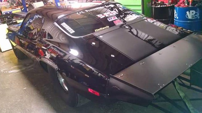 PRO STREET Chevy Camaro 70/73 Wing Black, Polished, Brushed Anodized