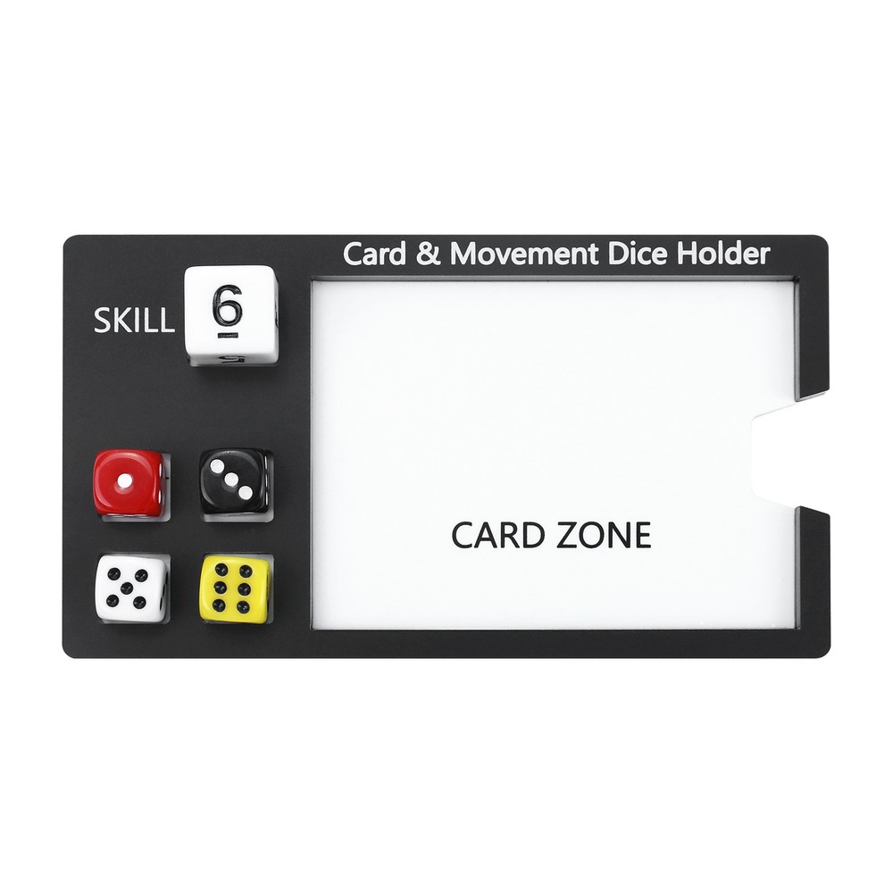 Dice and Tray Board Dice holder For Battletech Stats Modifier Bundle Movement