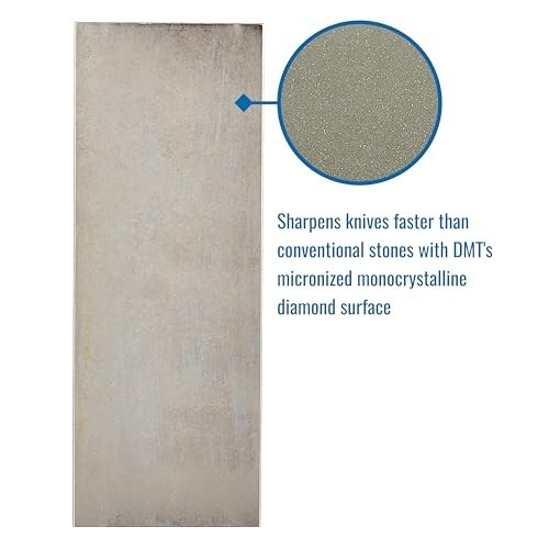 DMT D8X Diamond Dia-Sharp Bench Stone, Knife Sharpener - Extra Coarse (220) Flat