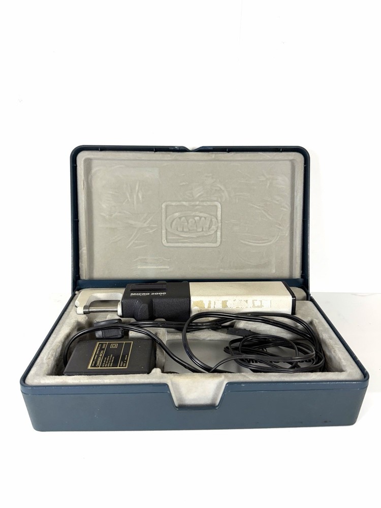 M & W Micro 2000 Electronic Hand Held Micrometer In Case