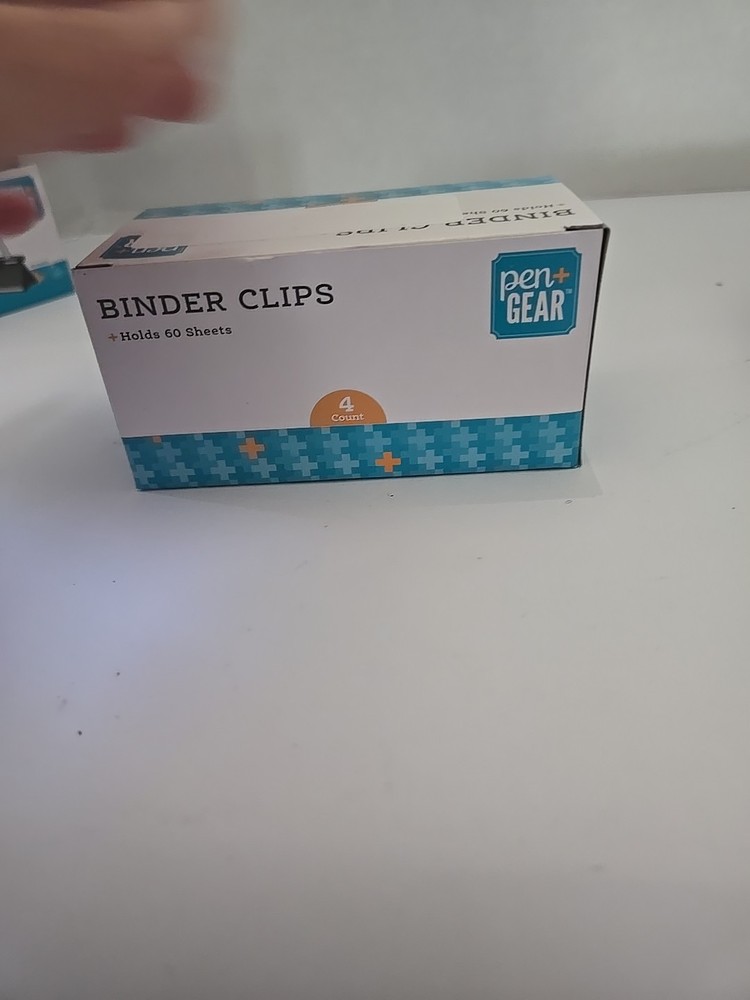 Pen & Gear Binder Clips 4pk