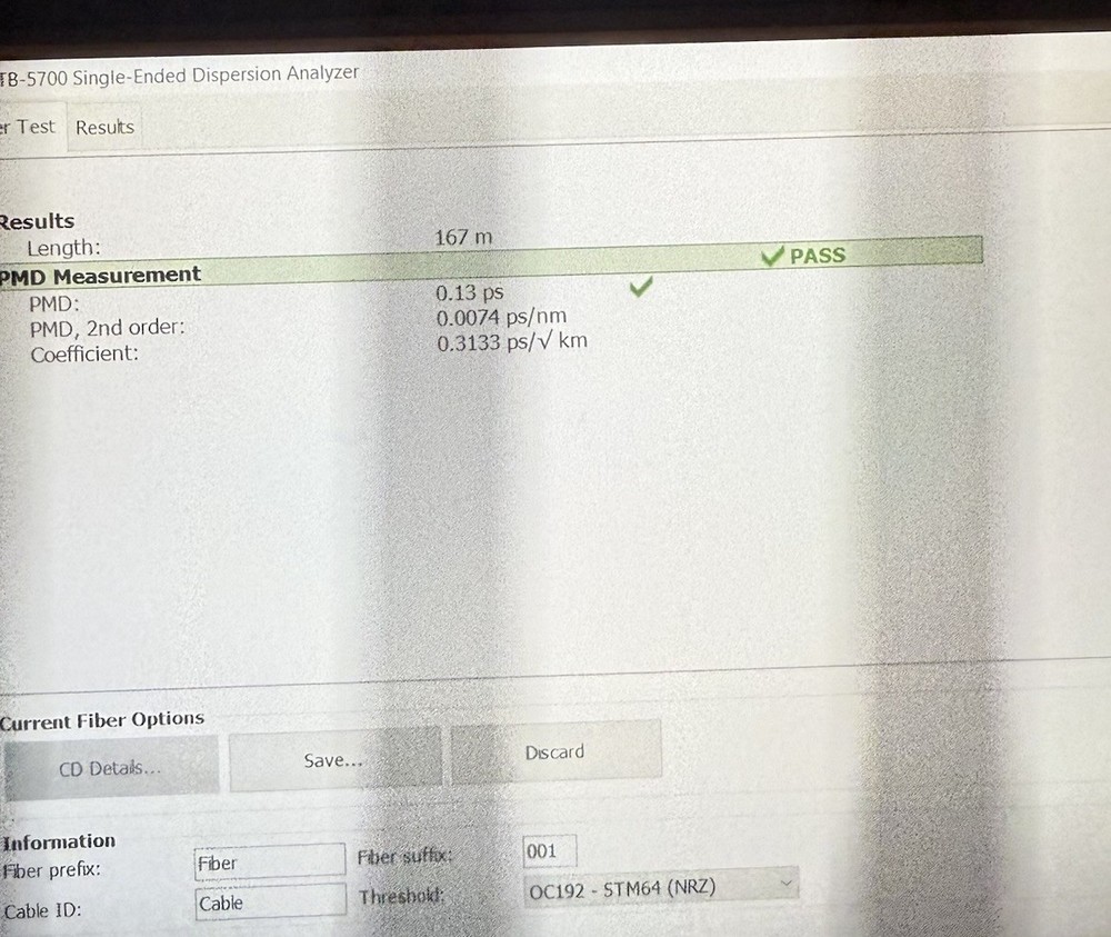 EXFO FTB-2 Pro FTB-5700 Single Ended PMD Analyzer