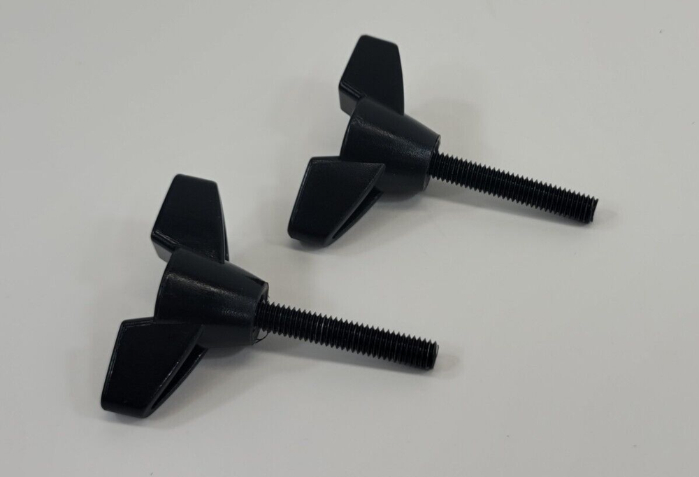 Alesis 6mm Butterfly Wing Nut -Black (2 pcs)