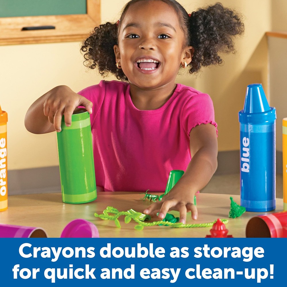 Learning Resources Rainbow Sorting Crayons - Toddler Gifts, Toddler Accessor...