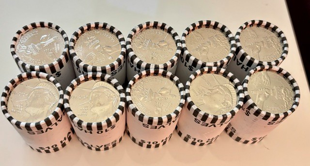 2026 D Semiquincentennial Half Dollar, Uncirculated 10 Sealed Rolls