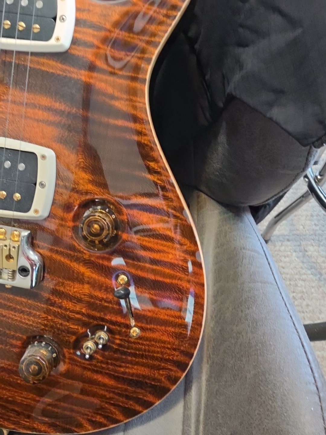 2018 PRS 408 "10 Top" Black Gold Burst