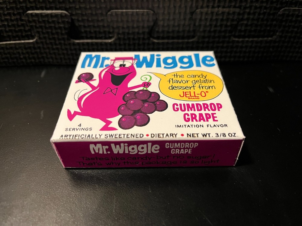 Mr Wiggle jello (Gumdrop Grape) - Empty custom design display box
