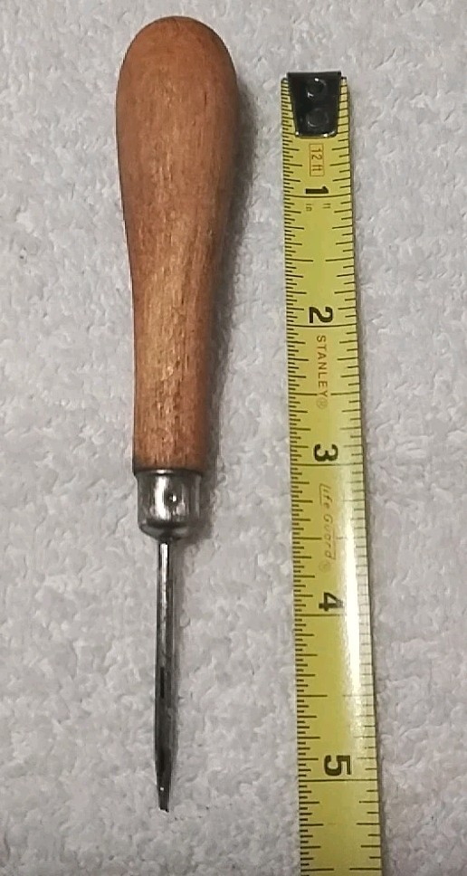 3pc ASSORTED WOOD HANDLE TOOL SET " VINTAGE "