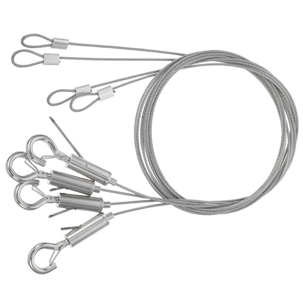 4 Pcs Picture Hanger Hook Gallery Hanging System Adjustable Wire