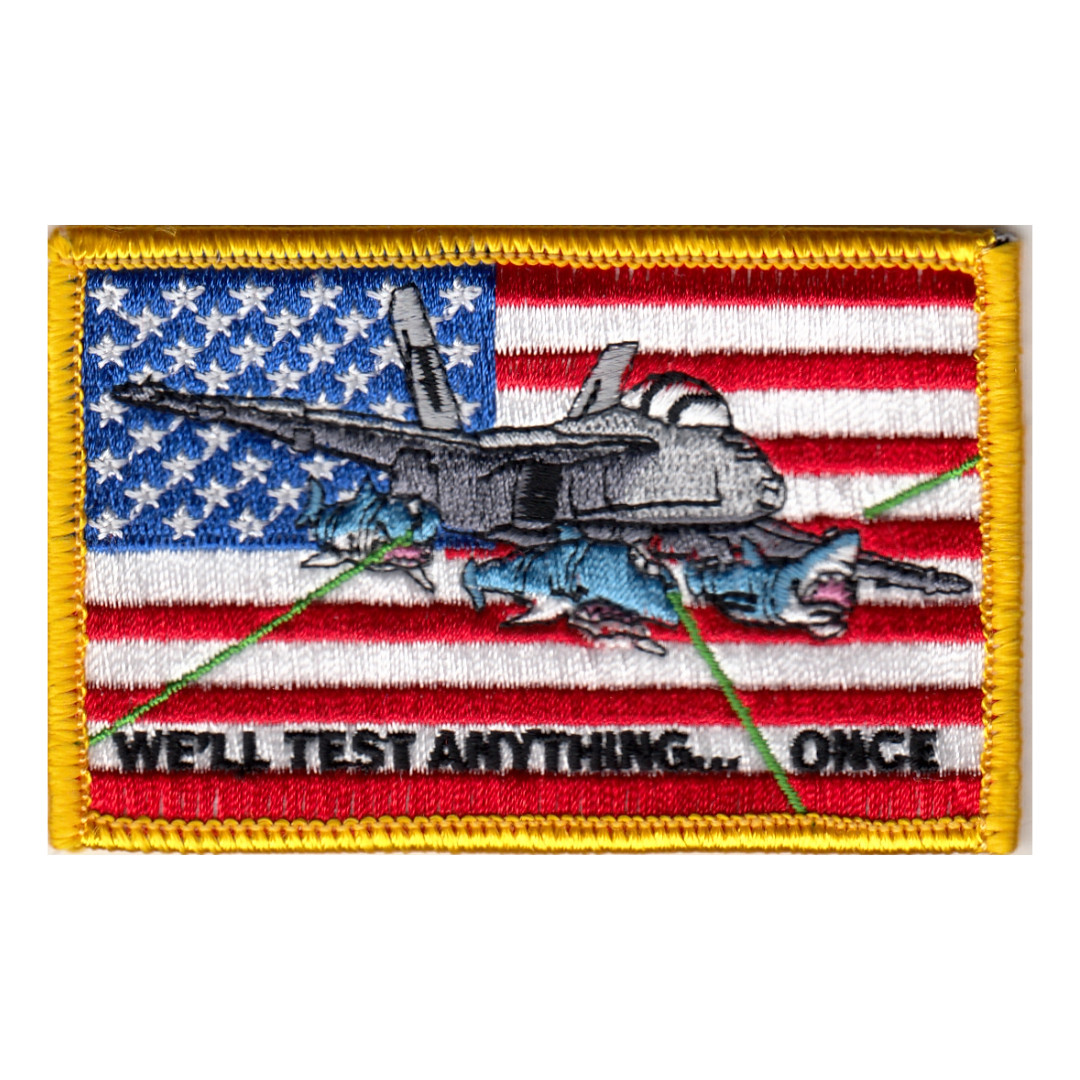 VX-23 WE'LL TEST ANYTHING....ONCE SHOULDER PATCH