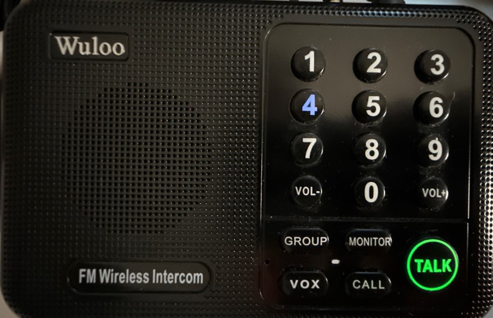 Wuloo FM Wireless Intercom System 2-Pack 1 Mile Range 10 Channels