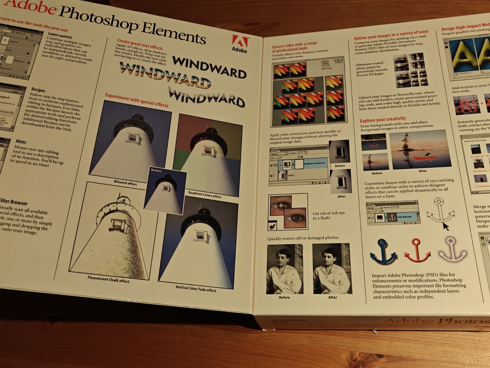 Original Adobe Photoshop Elements For Win & Mac User Guide And CD Sealed