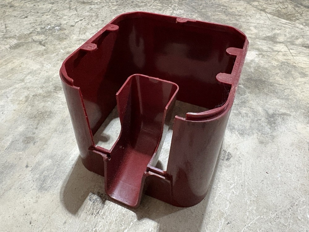 Beaver Gumball Machine Plastic Body Red